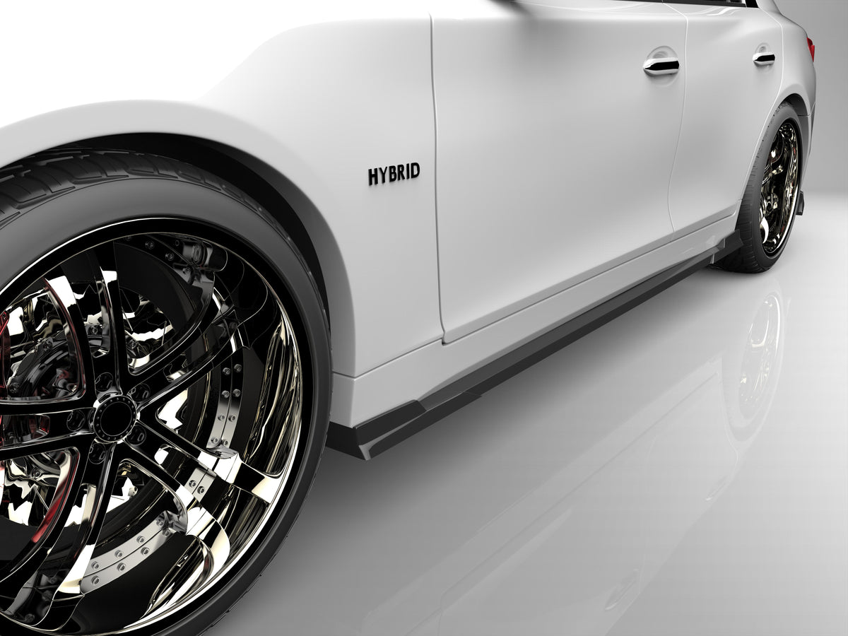 日産 V37 スカイライン サイドステップ サイドスカート スポイラー 400R