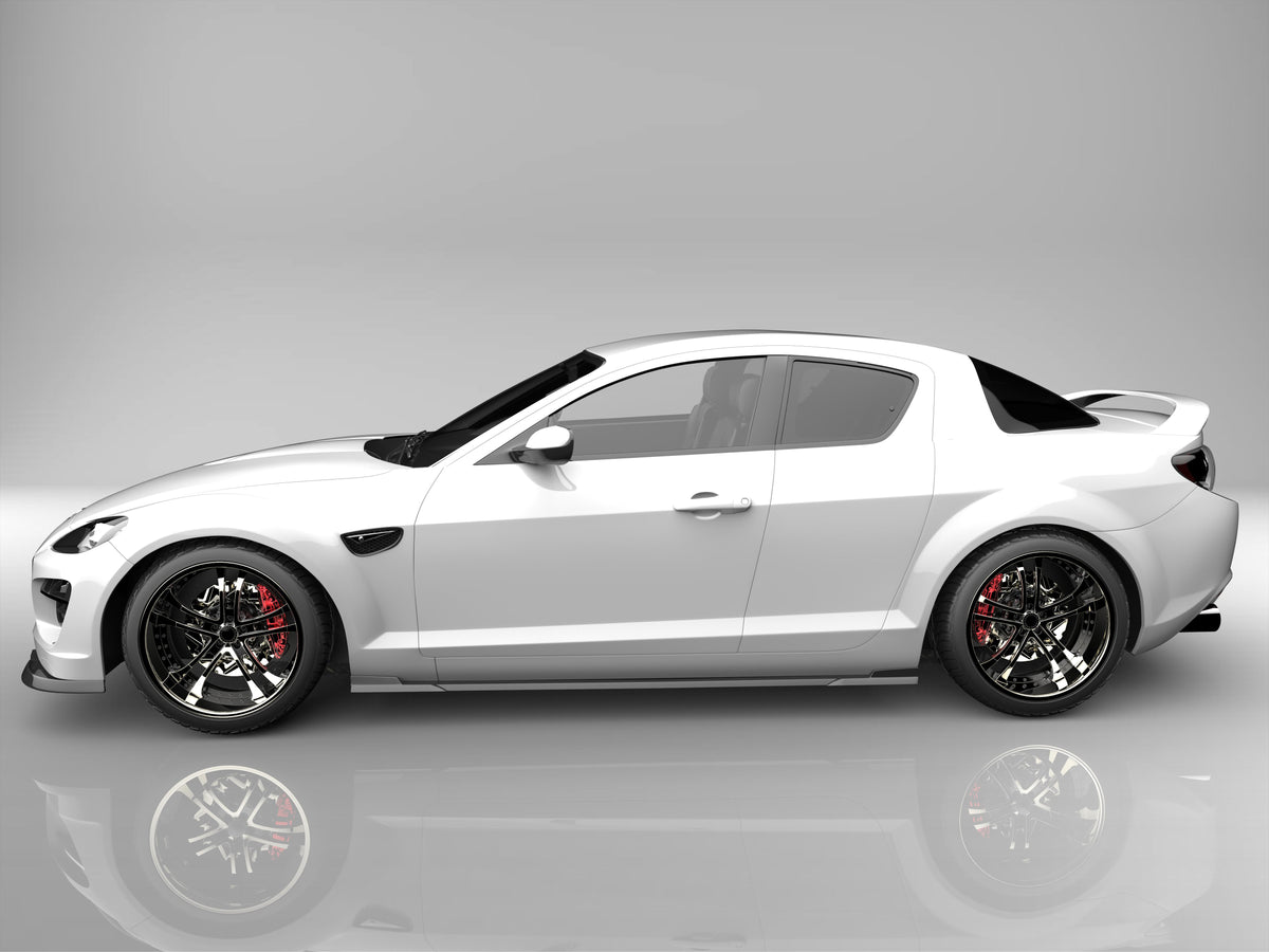 RX-8 SE3P 後期 フロントアンダースポイラー サイドステップ 2点