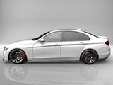 F30 3シリーズ  セダン 後期 フロントアンダースポイラー サイドステップ リアマッドディフューザー 3点キット エアロパーツ