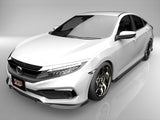 シビック セダン FC1 後期 フロントアンダースポイラー サイドステップ リアマッドディフューザー 3点キット エアロパーツ