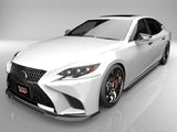 レクサス LS 50系 VXFA50 VXFA55 GVF50 GVF55 前期 フロントアンダースポイラー サイドステップ リアマッドディフューザー 3点キット エアロパーツ