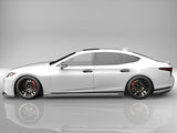 レクサス LS 50系 VXFA50 VXFA55 GVF50 GVF55 前期 フロントアンダースポイラー サイドステップ リアマッドディフューザー 3点キット エアロパーツ