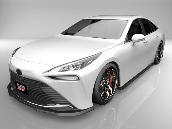 MIRAI JPD20 後期型 フロントアンダースポイラー サイドステップ リアマッドディフューザー ３点キット エアロパーツ