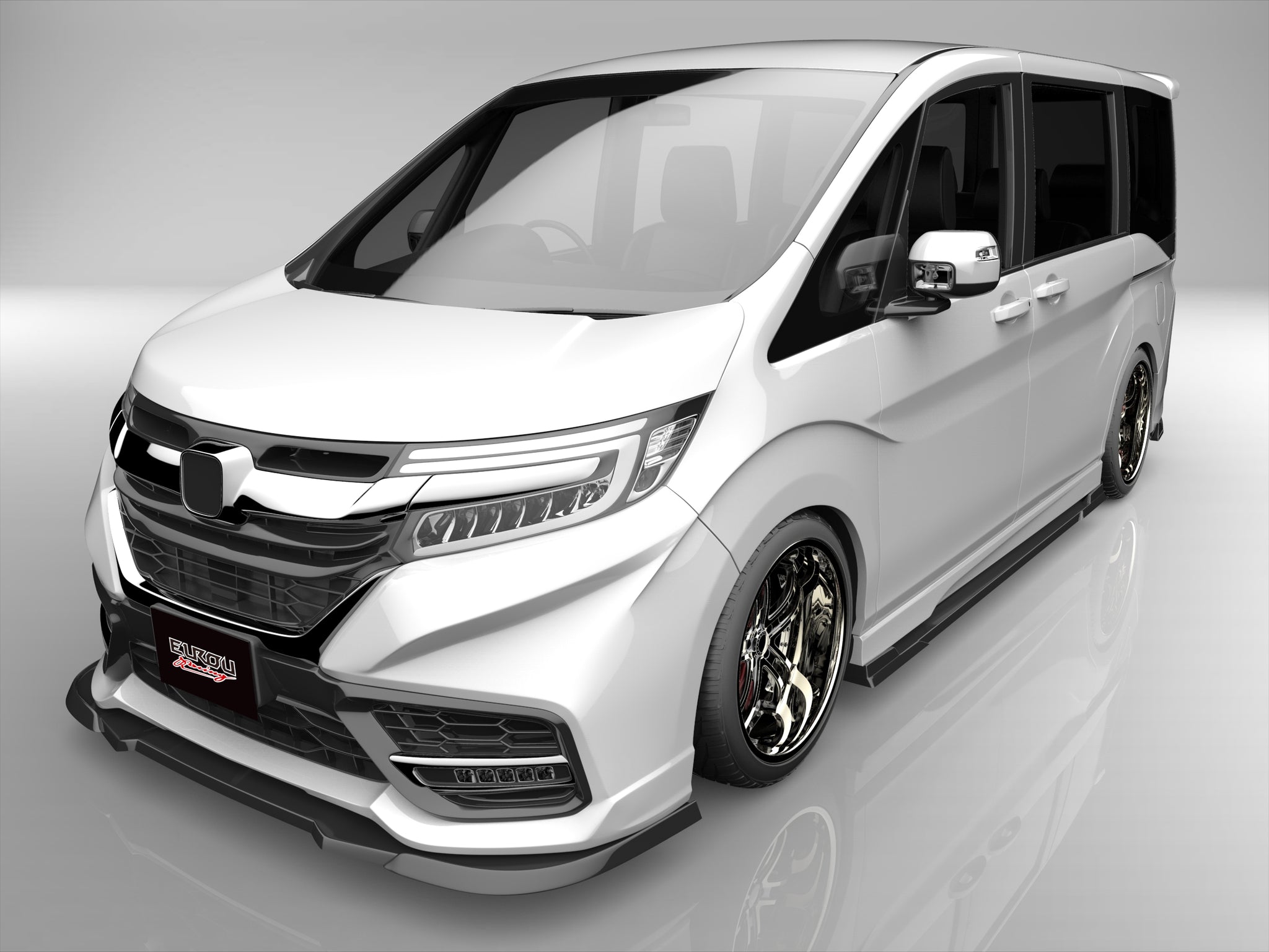 R3年 ステップワゴン モデューロX RP5 リアバンパー右側 RP3 RP5後期ステップワゴン モデューロX純正リアディフューザー 74895