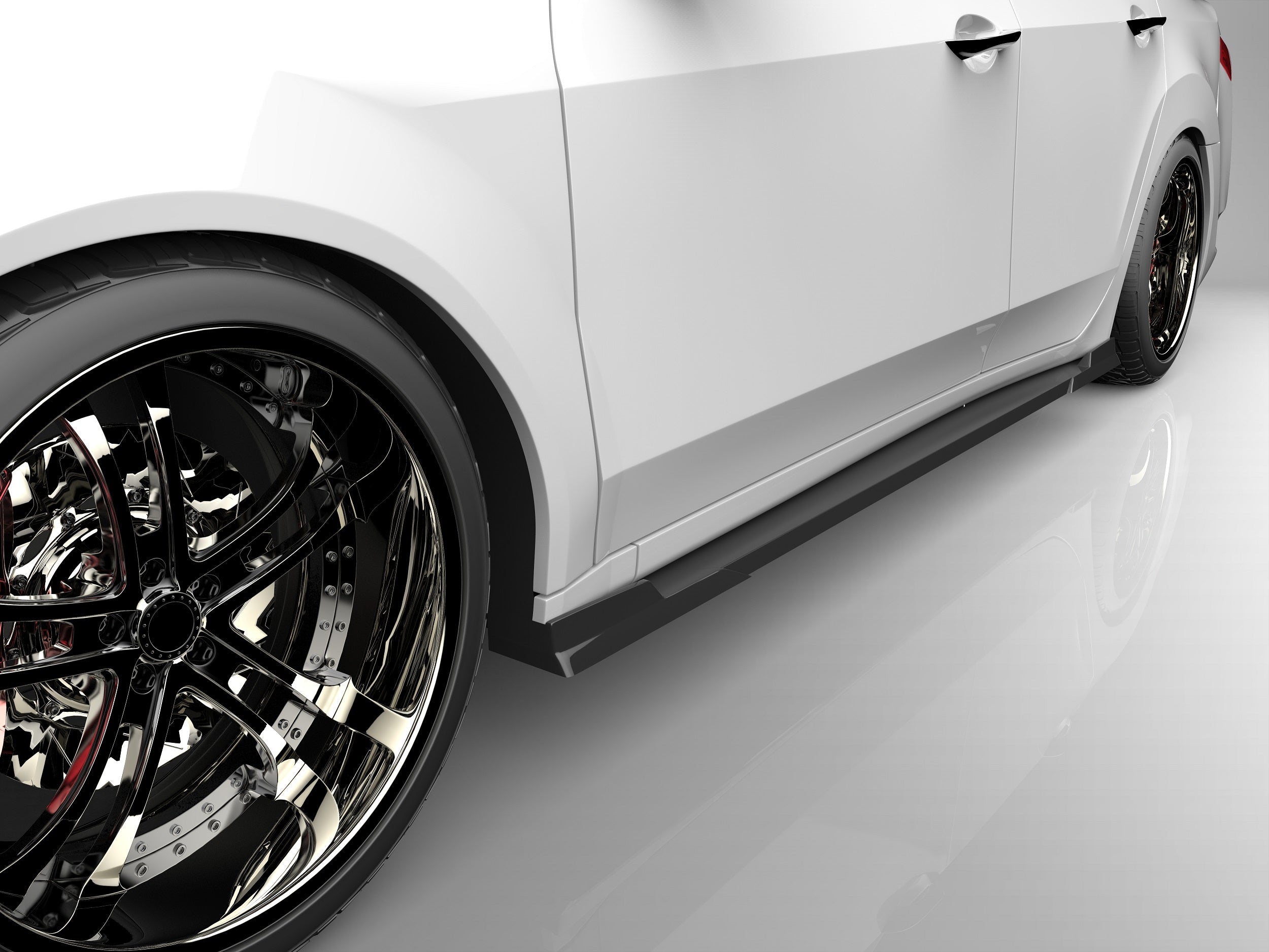 【ＣＭ/ＣＬ アコード】 zauber 未使用サイドスカート CM/CL アコード】 zauber 未使用サイドスカート