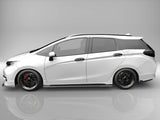 シャトル GK8 GK9 GP7 GP8 後期 フロントアンダースポイラー サイドステップ リアマッドディフューザー 3点キット エアロパーツ