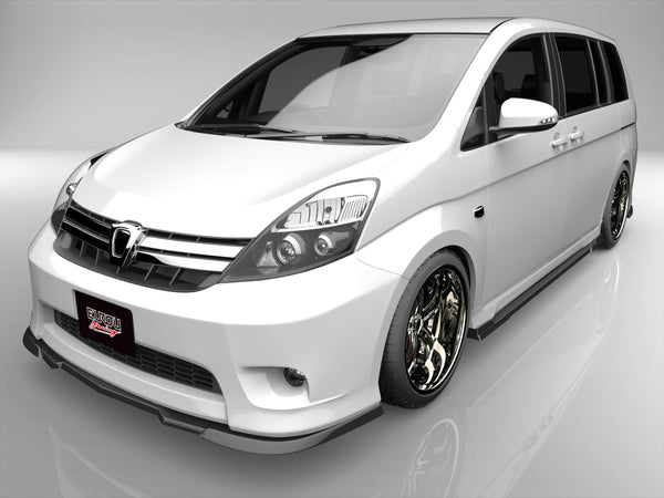 アイシス ZNM10W ANM10W ANM15W ZGM10W ZGM11W ZGM15W 後期型 フロントアンダースポイラー サイドステップ リアマッドディフューザー 3点キット エアロパーツ