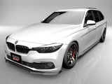 F31 3シリーズ ツーリング 後期 フロントアンダースポイラー サイドステップ ２点キット エアロパーツ 【EUROUスポーツエアロシリーズ】