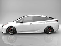 プリウス ZVW50 ZVW55 ZVW51 前期 フロントアンダースポイラー サイドステップ 2点キット エアロパーツ 【EUROUスポーツエアロシリーズ】