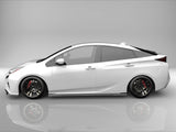 プリウス ZVW50 ZVW55 ZVW51 前期 フロントアンダースポイラー サイドステップ 2点キット エアロパーツ 【EUROUスポーツエアロシリーズ】