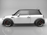 MINI クーパー R56 MF16 SU16 フロントアンダースポイラー サイドステップ ２点キット エアロパーツ 【EUROUスポーツエアロシリーズ】