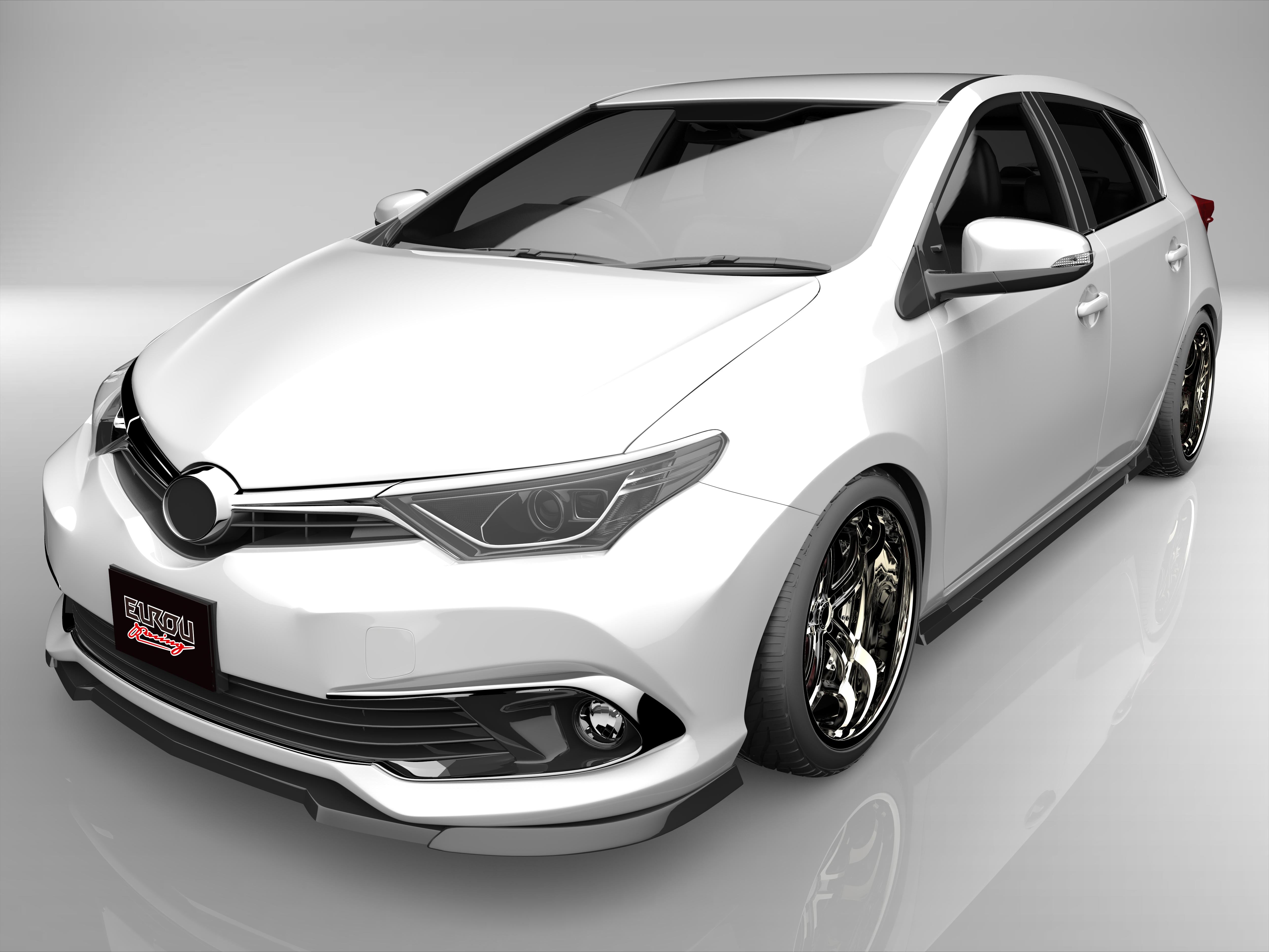 NRE185H 後期 オーリス RS 純正 フロントバンパー 52119-12E80 81112