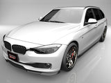F31 3シリーズ ツーリング 前期 フロントアンダースポイラー サイドステップ リアマッドディフューザー 3点キット エアロパーツ【EUROUスポーツエアロシリーズ】