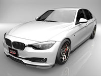 F30 3シリーズ セダン 前期 フロントアンダースポイラー サイドステップ リアマッドディフューザー 3点キット エアロパーツ【EUROUスポーツエアロシリーズ】