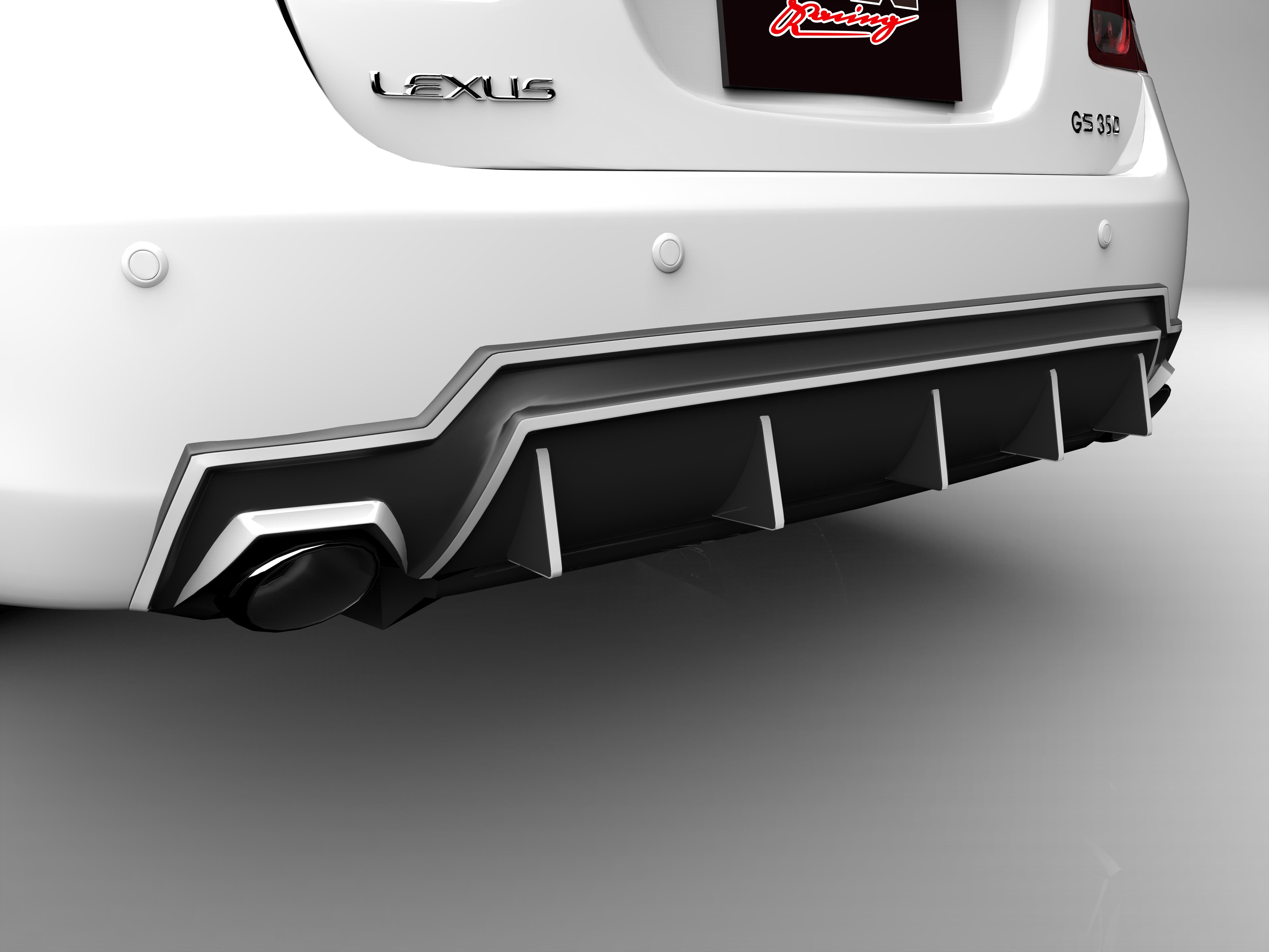 LEXUS GS 前期用 TRDディフューザー 2点セット
