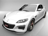 RX-8 SE3P 後期 フロントアンダースポイラー サイドステップ 2点キット  エアロパーツ 【EUROUスポーツエアロシリーズ】