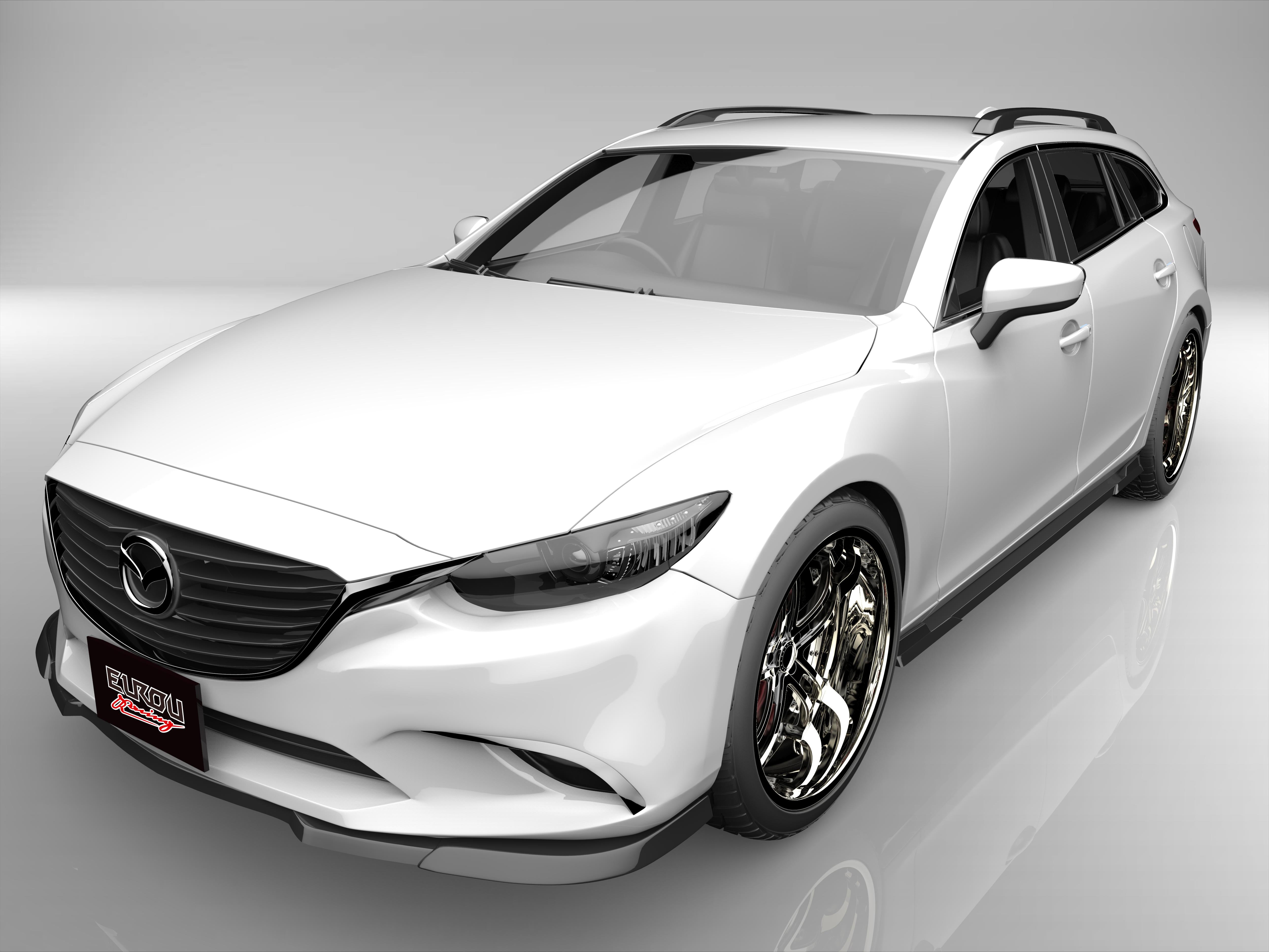 MAZDA6 GJアテンザ後期型 社外カーボンファイバー内装トリム